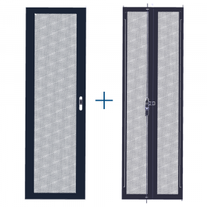 Several sets of doors of various configurations are provided to facilitate the configuration of cabinets of the "Business" series.